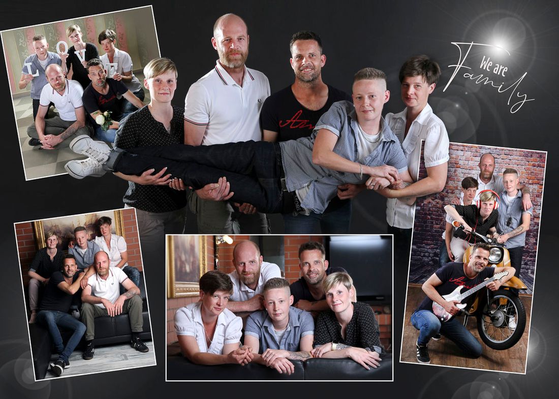 Galerie mit Familienfotos vom Fotostudio und Fotolabor Foto Schröter in Riesa
